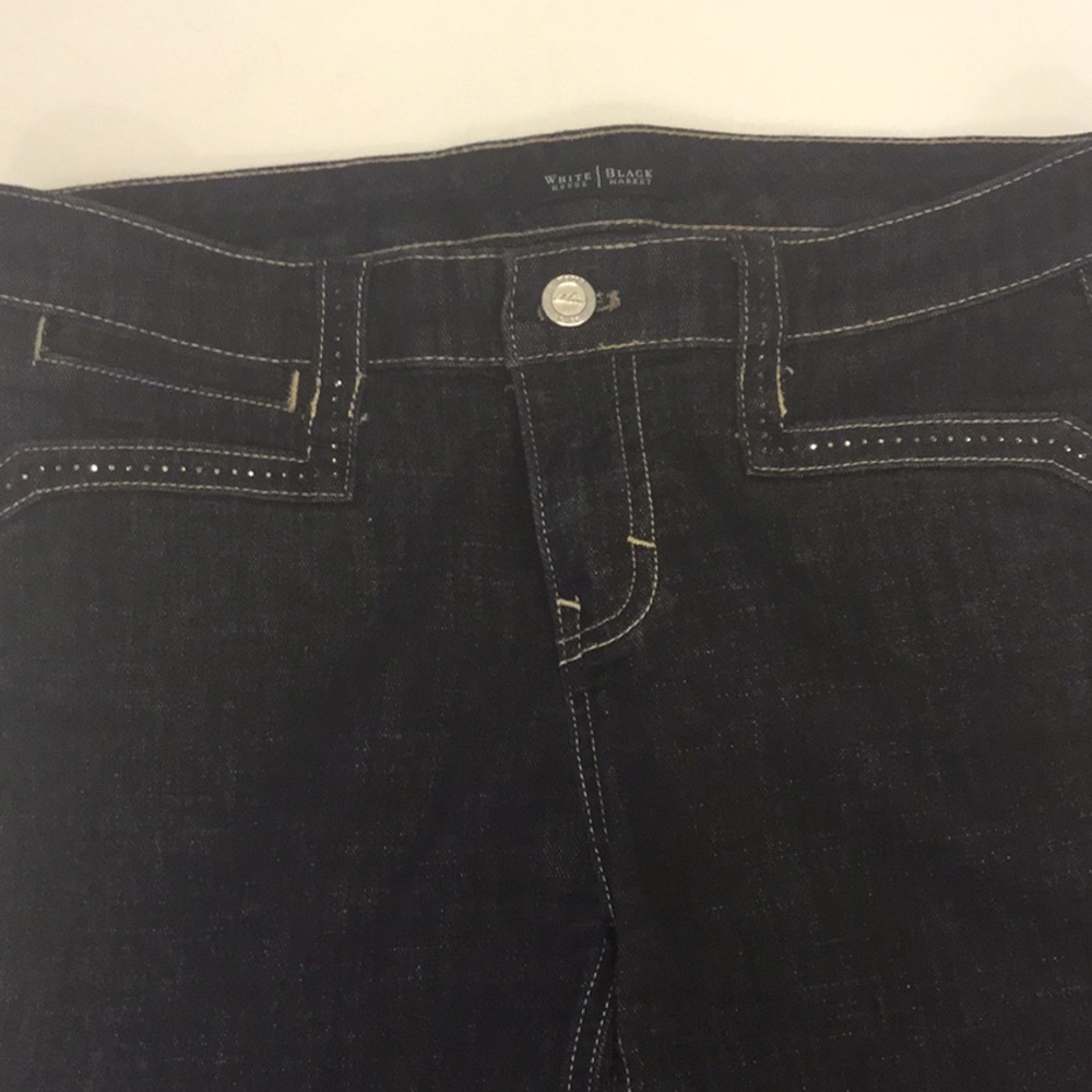 White House Black Market Black Jeans 2S